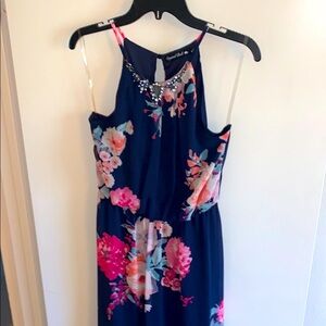 Floral Navy Dress
